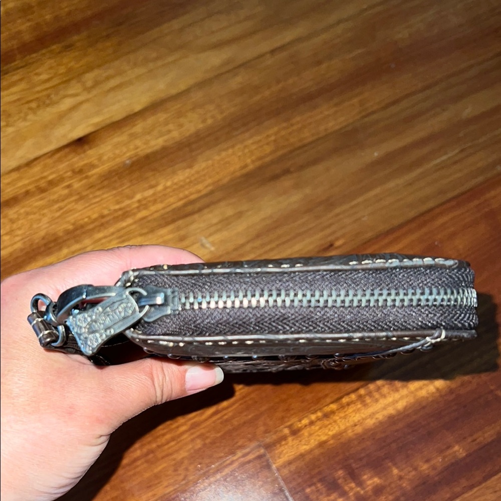 Embossed Wristlet Wallet - Picture 8 of 13